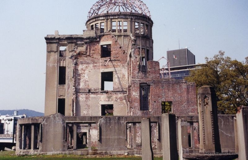 Hiroshima A-bomb dome building atomic  bomb